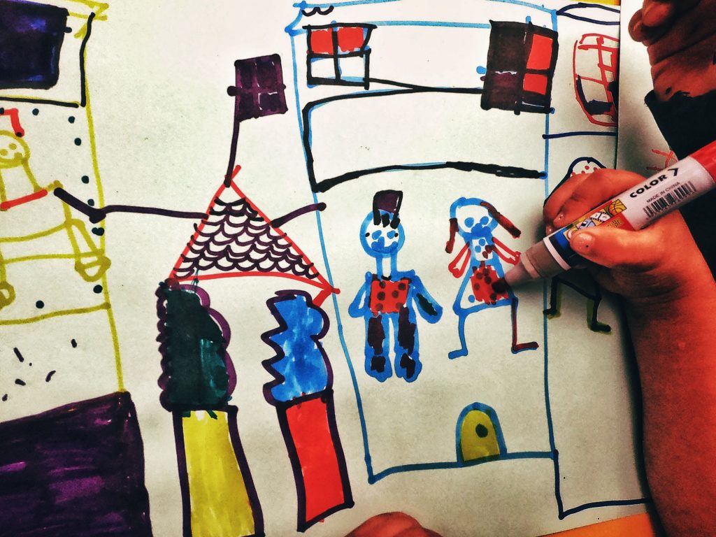 Dayana's Drawing of Her Home 